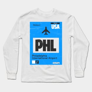 PHL airport b Long Sleeve T-Shirt